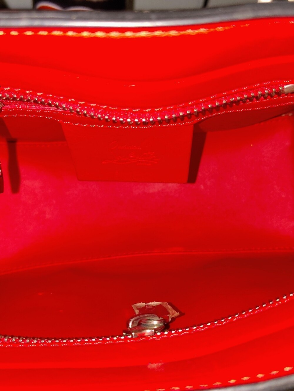 Christian Louboutin Paloma S mini Smiley Calf Empire Tote Bag - Picture 7 of 9